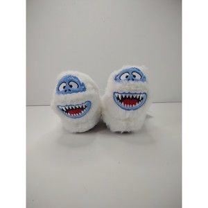 Infant Size 2 Slippers Bumble Abominable Snowman Rudolph Red Nosed Reindeer